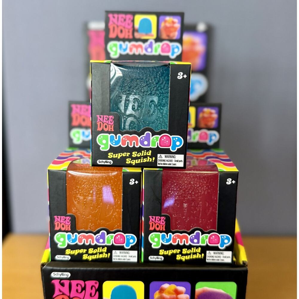 Schylling NeeDoh Gum Drop Super Solid Squishy Squeeze Sensory Fidget Toy New